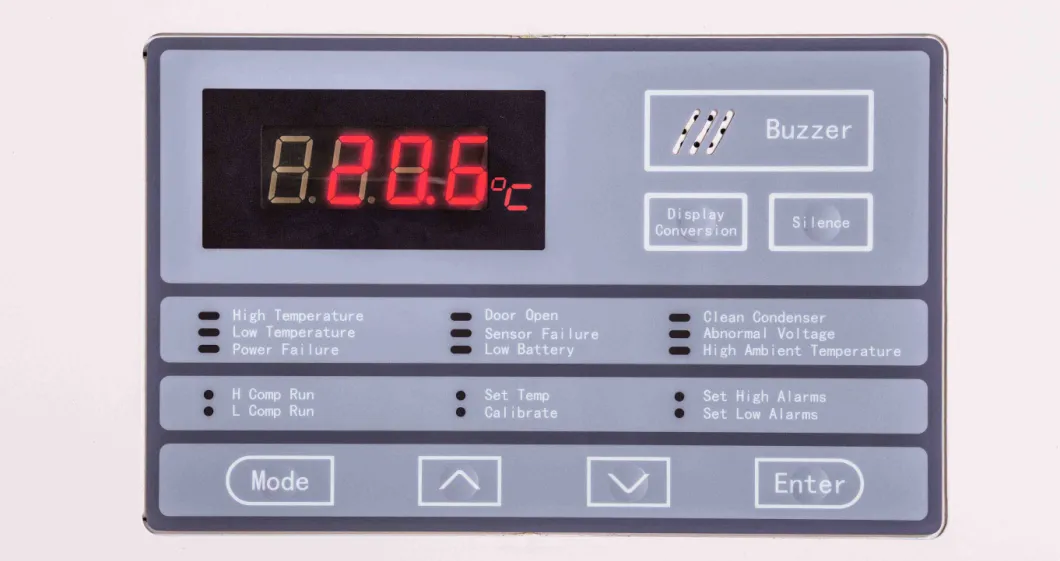 시험소와 병원을 위한 588 리터 능력과 에너지 절감 -86 도 최후 냉장고