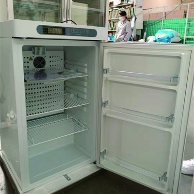 약물 저장을 위한 거품 문과 100L 작은 가지고 다닐 수 있는 의학 약학 냉동기