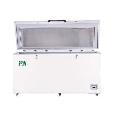 병원 연구실장비를 위한 60 도 485 리터 능력 수평선상 생체 의학 체스트형 냉동고를 뺄셈하세요