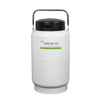 하얀 액화질소 극저온 저장 탱크, 유동적 질소 컨테이너 2 리터