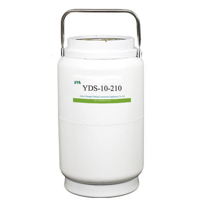 하얀 액화질소 극저온 저장 탱크, 유동적 질소 컨테이너 2 리터