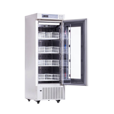 혈액 생성물 저장을 위한 혈액 은행 냉장고를 냉각시키는 208L 용량 실제적 강제 배출