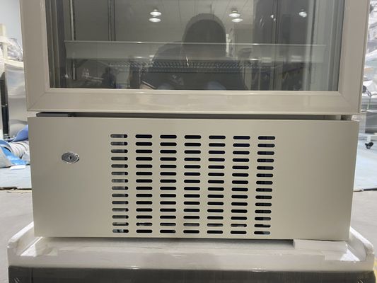 마이크로프로세서는 한 개의 유리문 자동차 서리 고급 품질로 316L 약국 의학 냉장고를 제어합니다