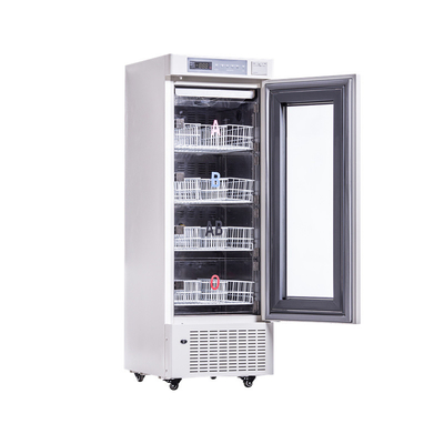 368L 폼 글래스 도어 혈액 뱅크 냉장고 냉장고 온도 프린터 4°C 혈액 안전