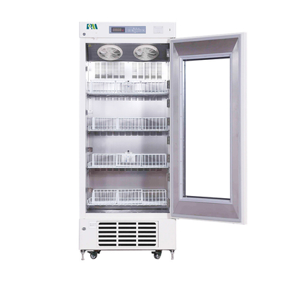 368L 폼 글래스 도어 혈액 뱅크 냉장고 냉장고 온도 프린터 4°C 혈액 안전