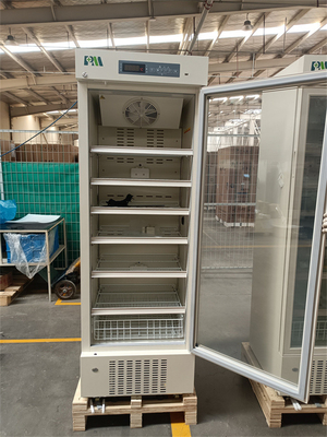 고급 품질과 병원 장비를 위한 312 리터 용량 생체 의학 약국 백신 저장 냉장고 프리더