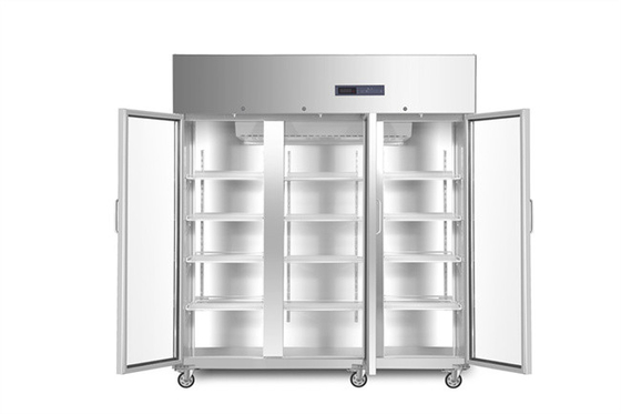의료 판매점을 위한 세 유리문 1500L 능력 약국 의학 냉동기