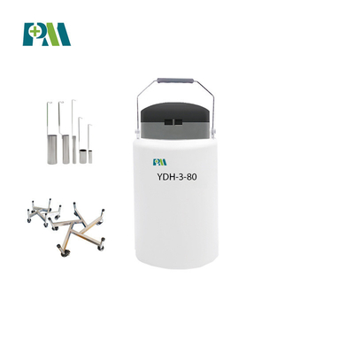 PROMED 극저온 소용량 마른 하주 액체 질소 탱크 YDH-3-80