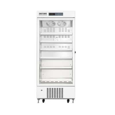 마이크로프로세서 온도 조절기 의료 약국 냉장고 가열 된 유리 문 416L