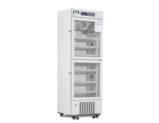 고급 품질과 병원 장비를 위한 312 리터 용량 생체 의학 약국 백신 저장 냉장고 프리더