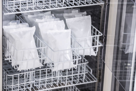 LED는 혈압 방송국을 위한 108L 작은 가지고 다닐 수 있는 고급 품질 생체 의학 혈액 은행 냉장고 냉동고를 드러냅니다